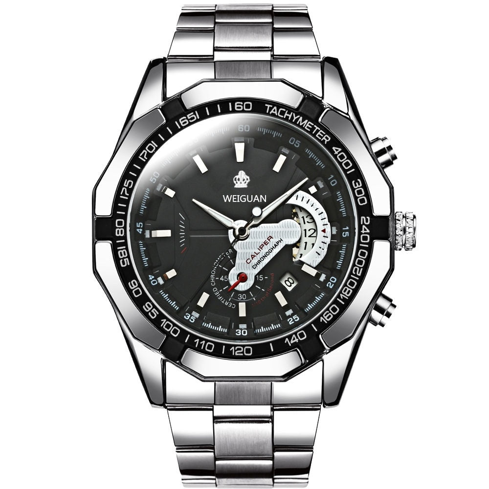 Casual Sport Watches Chronograph Wristwatch Automatic business Movement Imported Mechanical Waterproof Luminous product