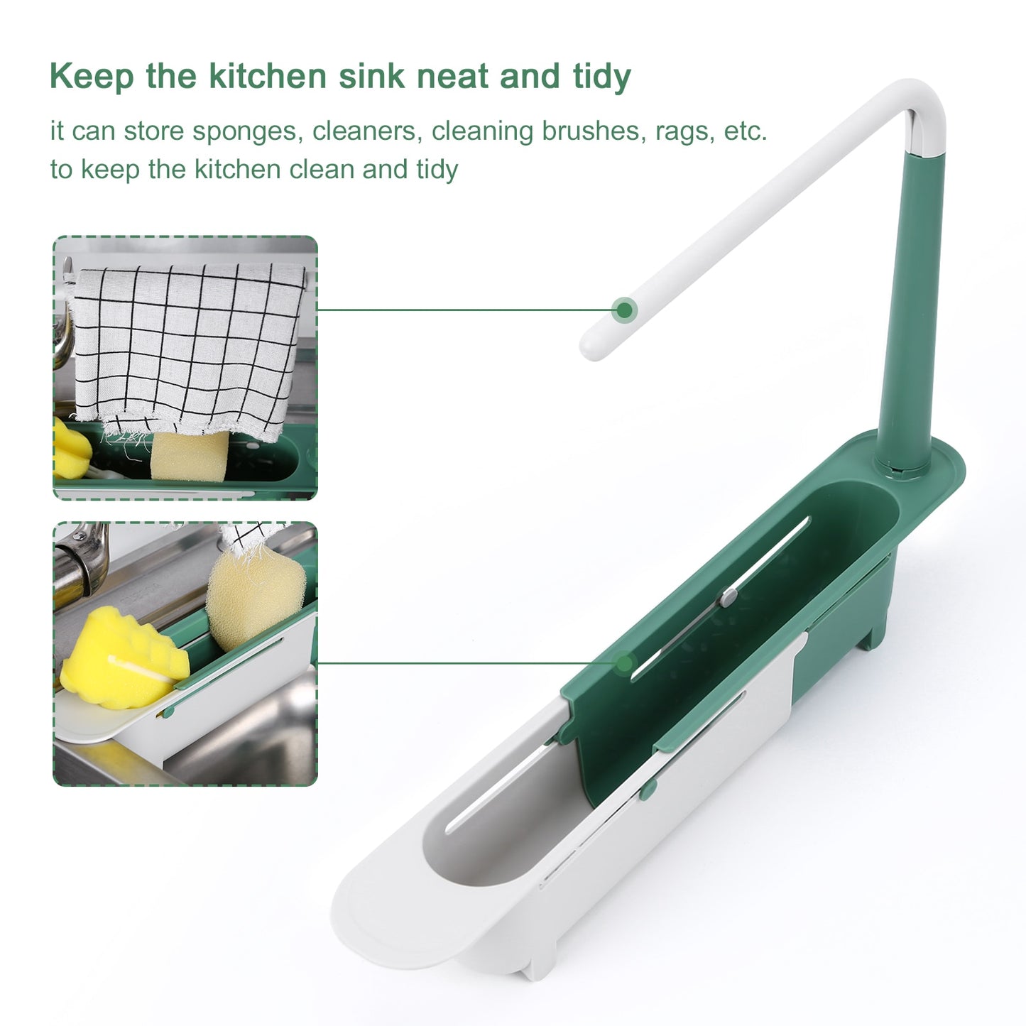 Telescopic Sink Storage Rack