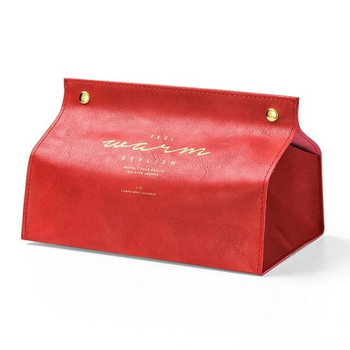 Leather Tissue Box Case - Annizon Home Essentials