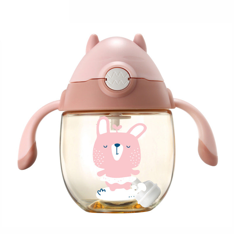 Weilong Dell Creative Children's Drug Cup Baby Drinking Cup Baby With Handle Leak-proof anti-falling water cup