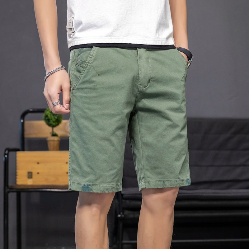 washed cotton pockets workman bermuda