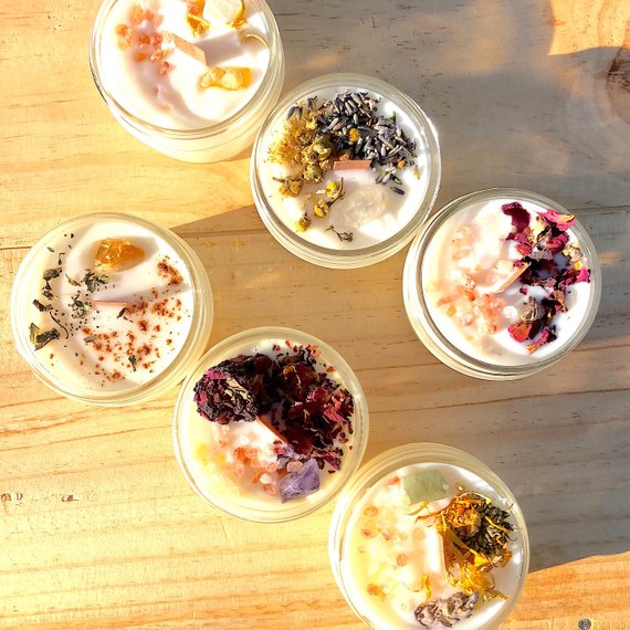 Space Clearing Candle/ Intention candle / organic freeshipping - Annizon Home Essentials