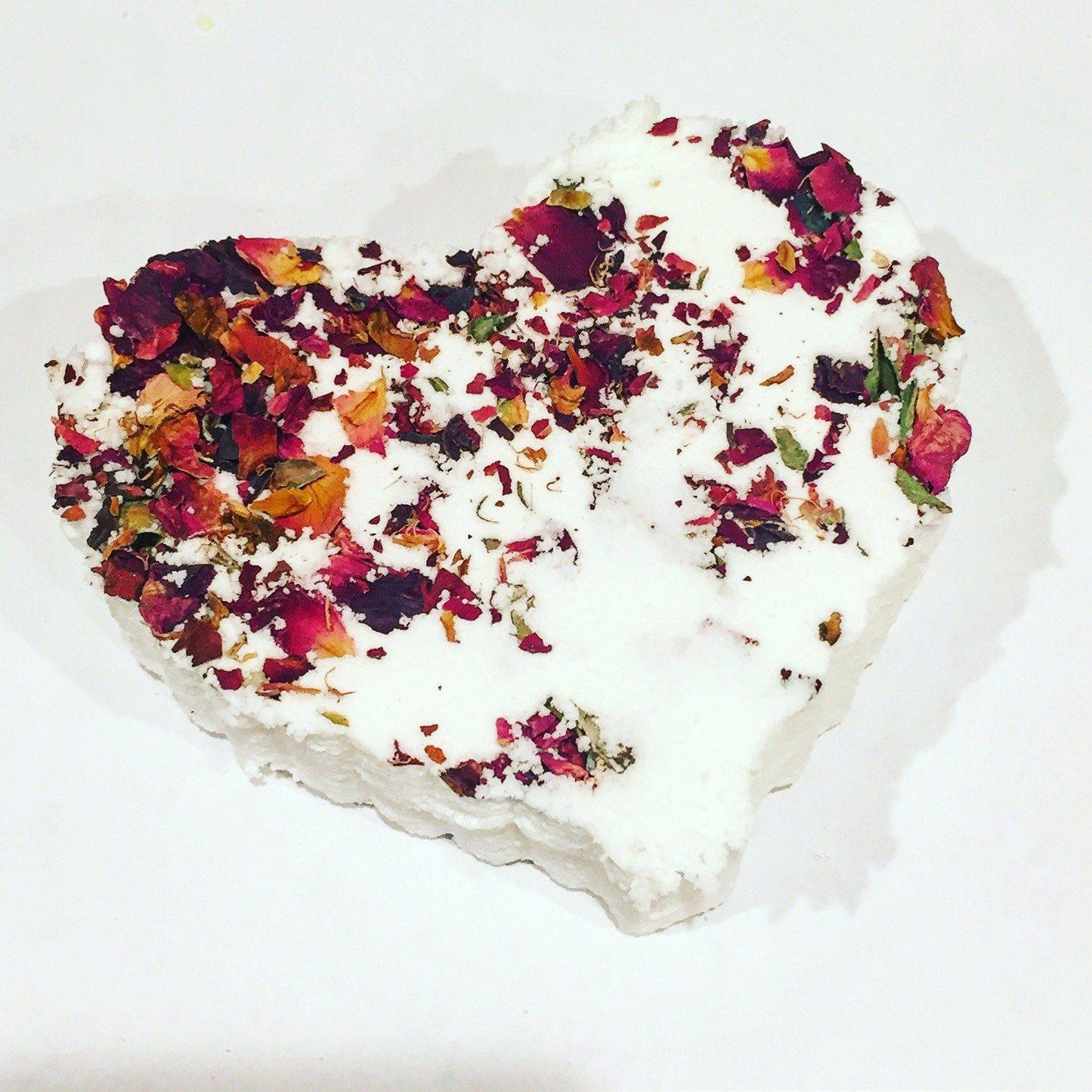 Handmade Rose heart bath bomb - Annizon Home Essentials