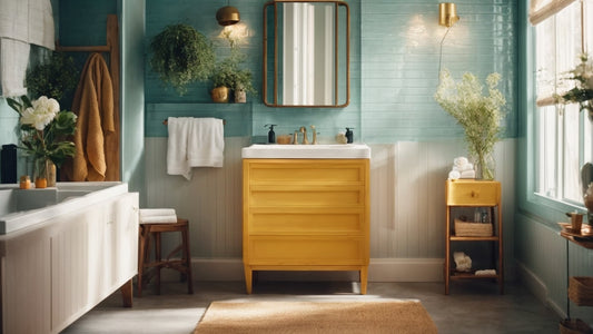 DIY Salvaged Material Bathrooms