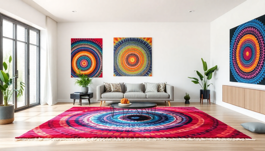 Creative Home Decor Ideas: How to Use Vortex Rugs and Illusion Rugs to Elevate Your Space in 2025