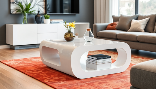 Why a White High Gloss Occasional Table is the Perfect Addition to Your Modern Living Room in 2025