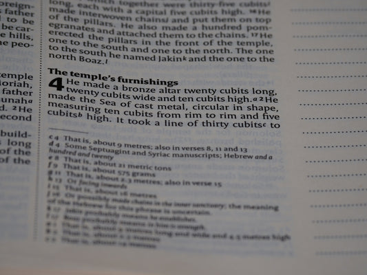a close up of a book with text on it
