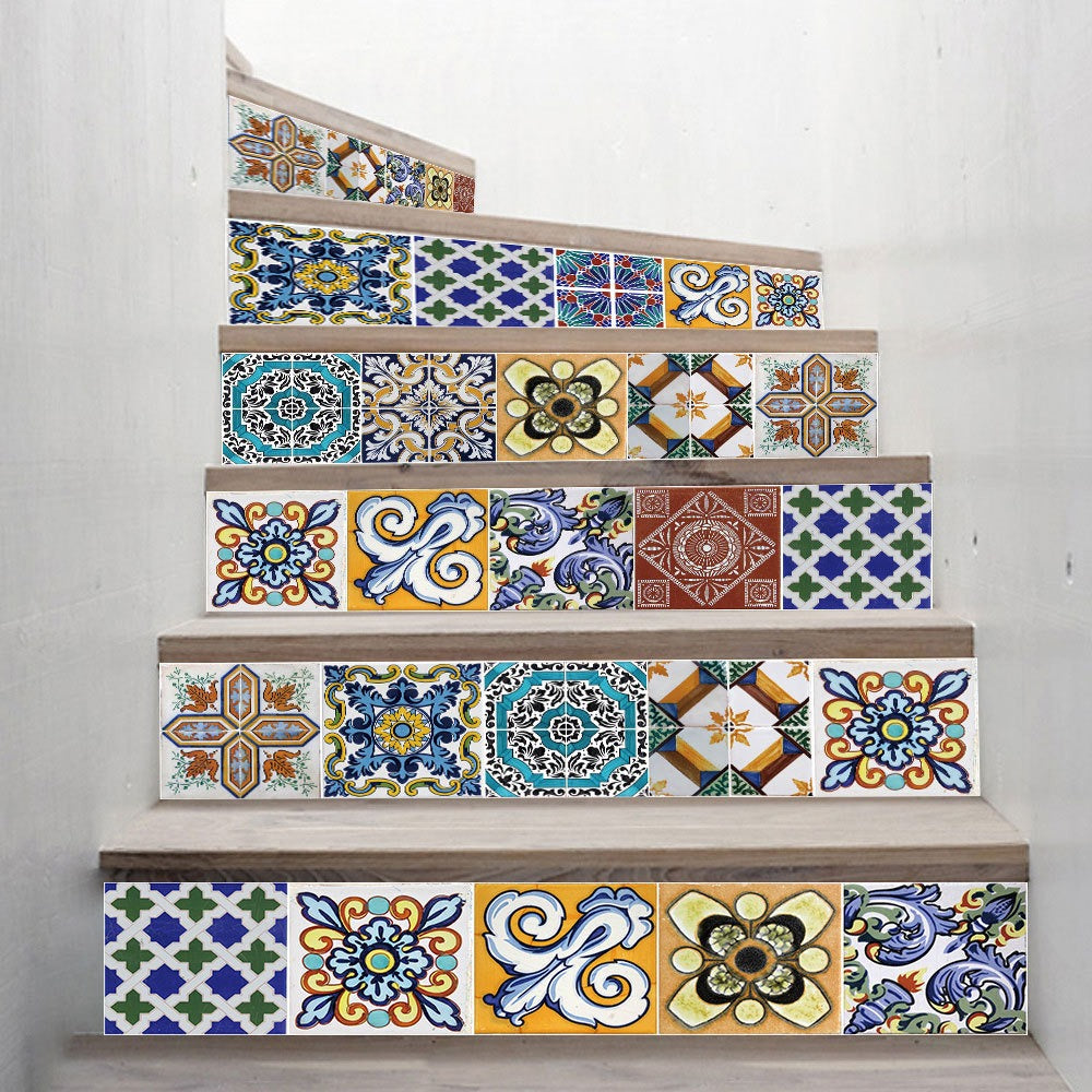 Self Adhesive Stair Sticker Living Room DIY Decorative Home Waterproof PVC Wall Sticker Creative