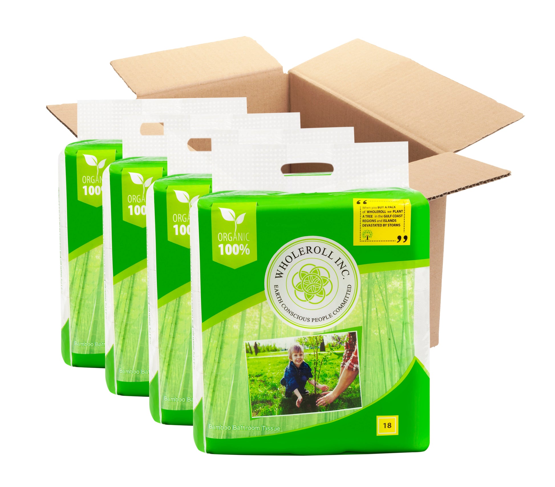 WHOLEROLL (#4 Packs of 18) WHOLEROLL