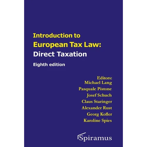 Introduction to European Tax Law: Direct Taxation