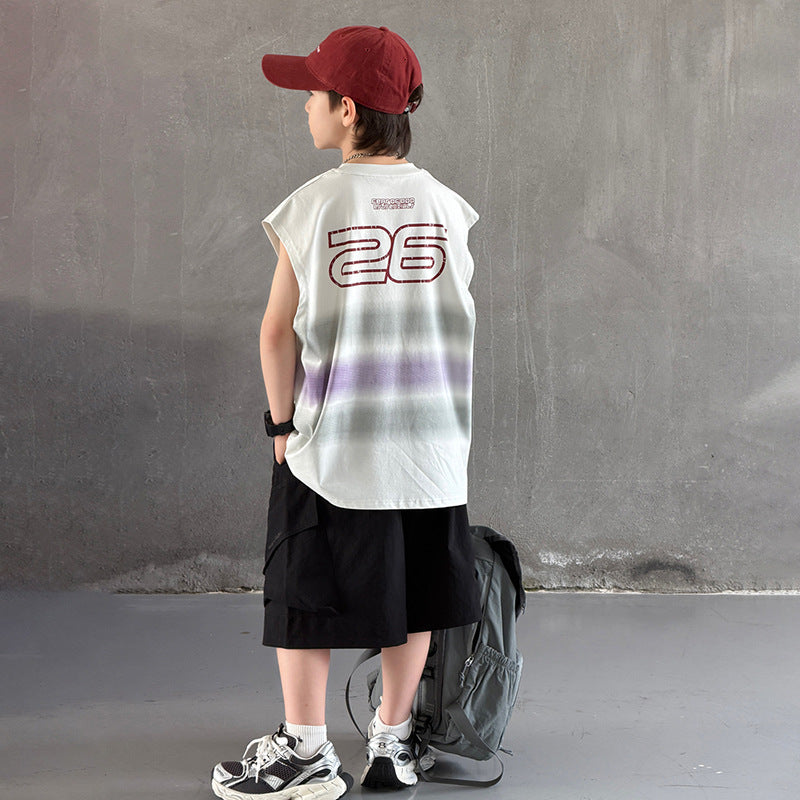 Children's Clothing Boys Sleeveless Set Cool Vest for Kids eprolo