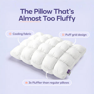 Cloud-shaped Puff Pillow, Pineapple-shaped Pillow, Home-use Single-person High-resilience Fluffy Pillow Core, Cervical-support Pillow
