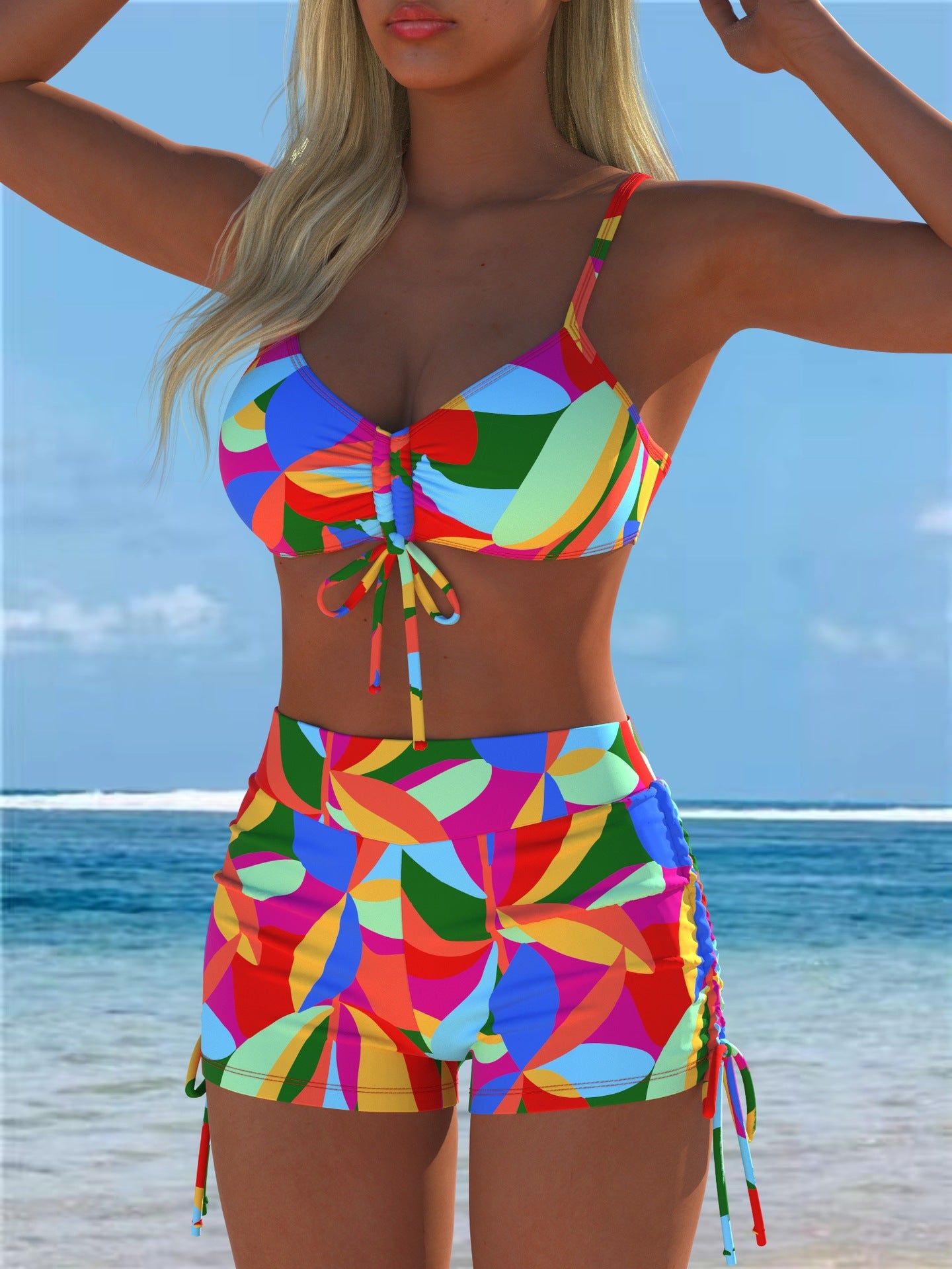 Split swimsuit small vest style swimsuit eprolo