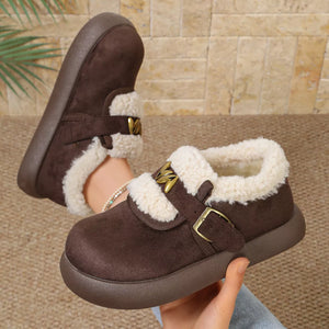 Round Toe Platform Ankle Boots