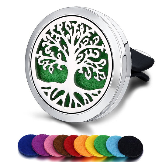 Car Air Freshener Car Perfume Diffuser Clip Car Air Auto Vent Freshener Essential Oil Perfume Locket (Free 10pc pad)  C001 eprolo
