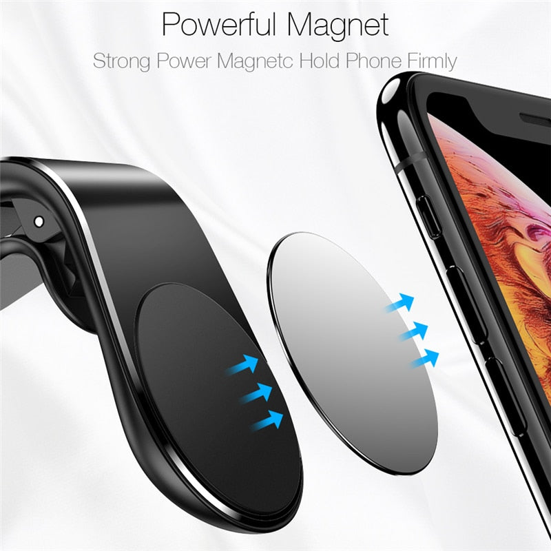 Car Phone Holder For iPhone Phone In Car Mobile Support Magnetic Phone Mount Stand For Tablets And Smartphones Suporte Telefone eprolo