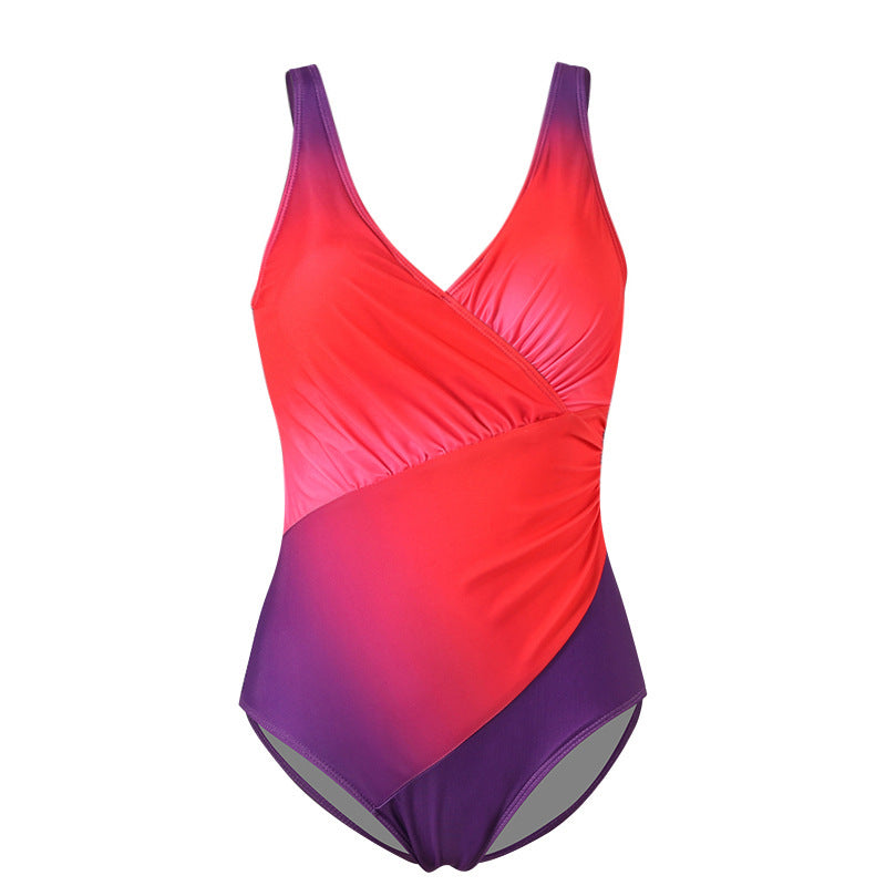 Swimsuit bikini rainbow gradient one-piece swimsuit eprolo