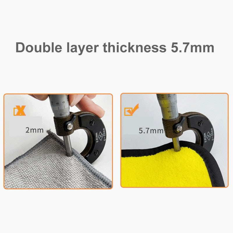 3/5/10 pcs Extra Soft Car Wash Microfiber Towel Car Cleaning Drying Cloth Car Care Cloth Detailing Car WashTowel Never Scrat eprolo