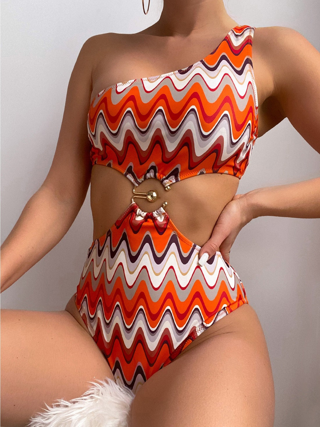 Printed swimsuit for women eprolo