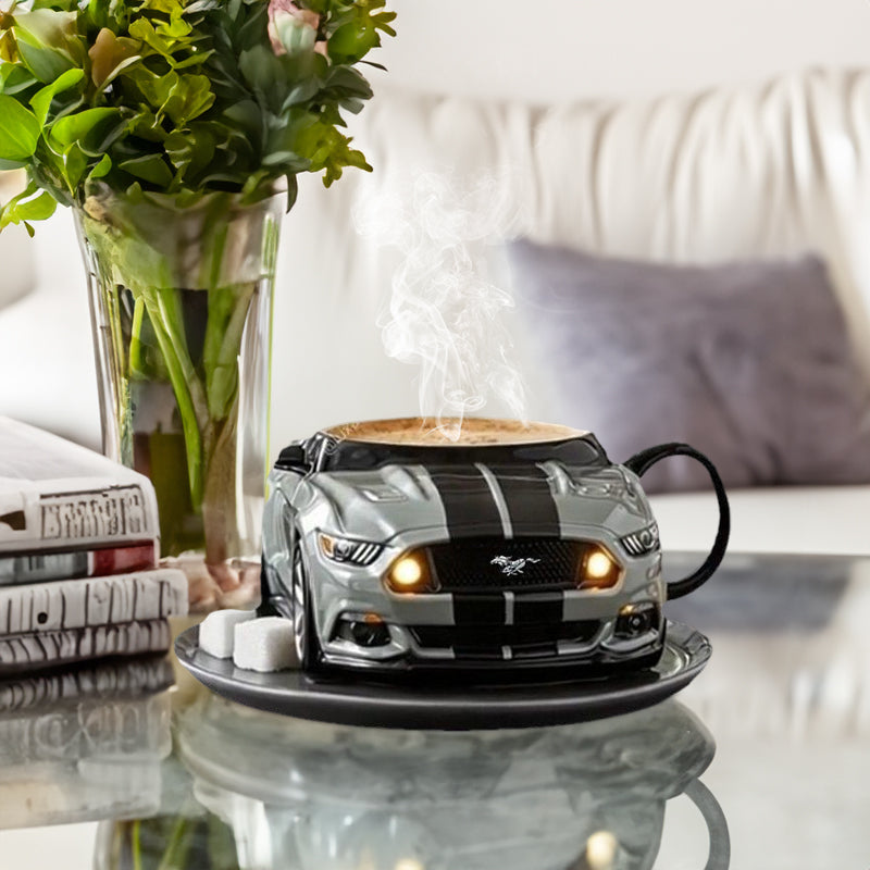 Car-Shaped Stainless Steel Coffee Mug – Handmade, Durable, Novelty Office Cup, Ideal Gift for Car Fans eprolo