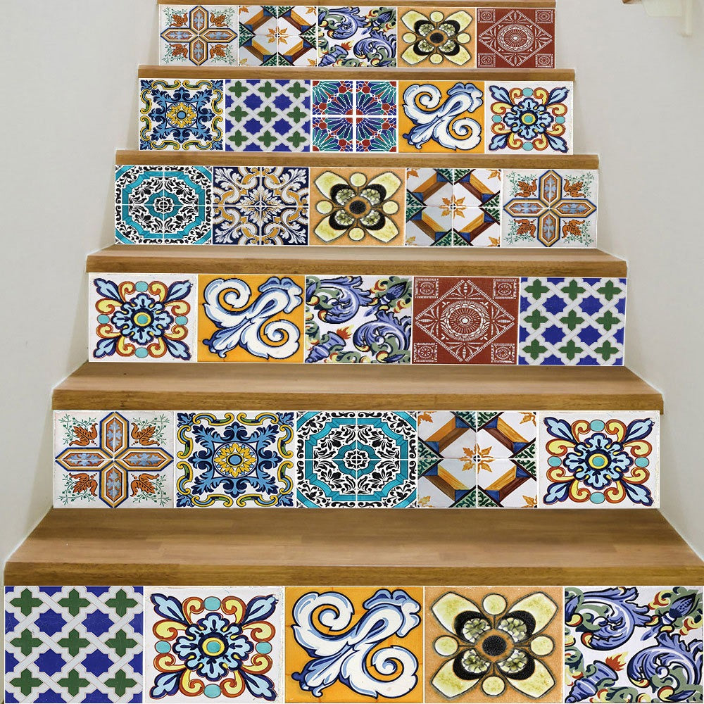 Self Adhesive Stair Sticker Living Room DIY Decorative Home Waterproof PVC Wall Sticker Creative
