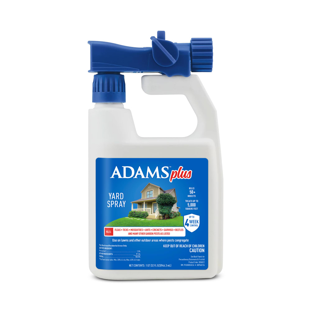 Adams Complete Indoor & Outdoor Flea Treatment System for Large Dogs 31–60 lbs Bundle Paw and Tail Supply