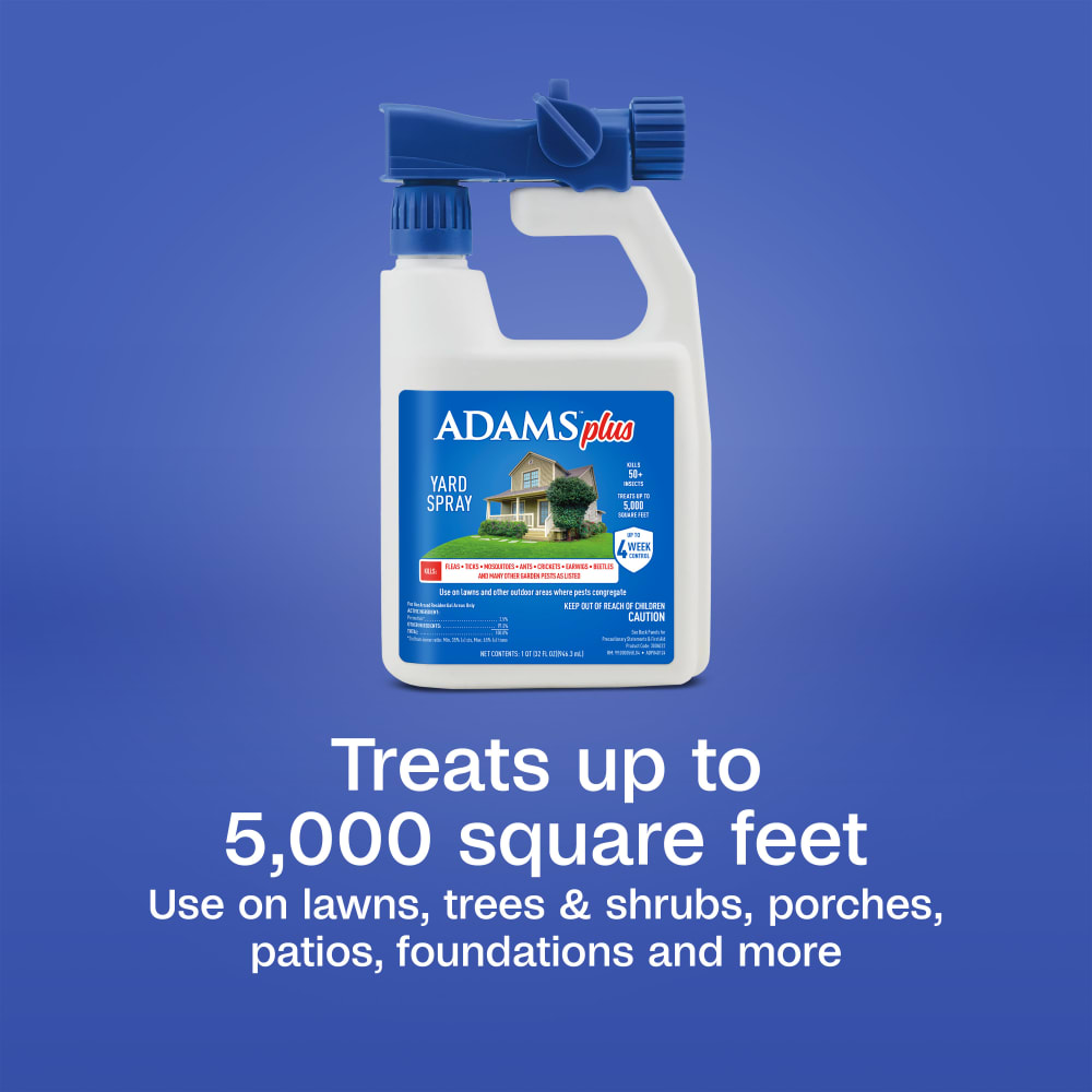 Adams Complete Indoor & Outdoor Flea Treatment System for Large Dogs 31–60 lbs Bundle Paw and Tail Supply