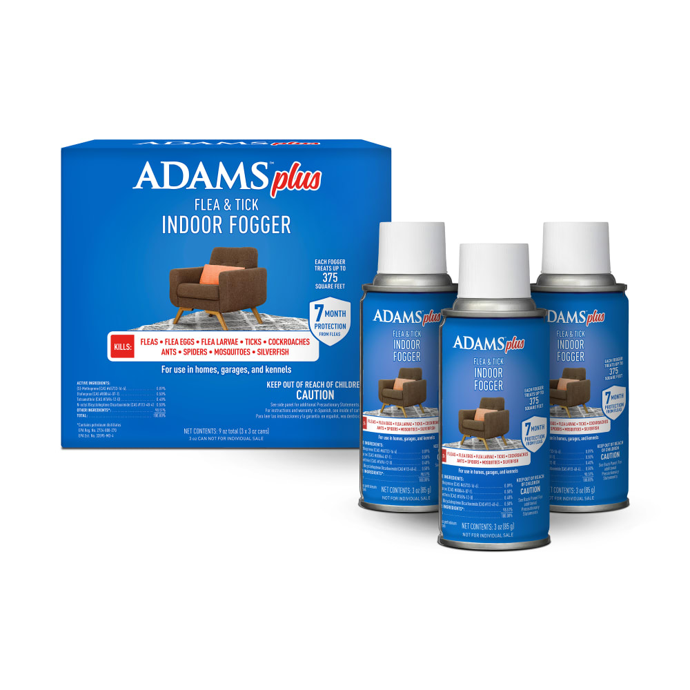 Adams Complete Indoor & Outdoor Flea Treatment System for Large Dogs 31–60 lbs Bundle Paw and Tail Supply