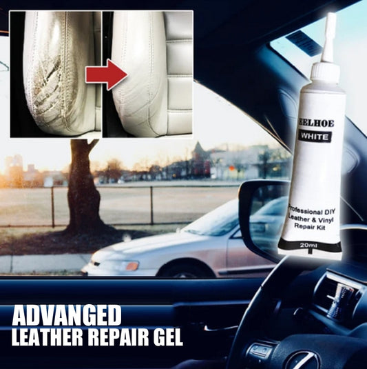 1PCS 20 Ml White Leather Repair Gel Car Seat Home Leather Complementary Color Gel Car Seat Instrument Panels Sofas Repair Cream eprolo