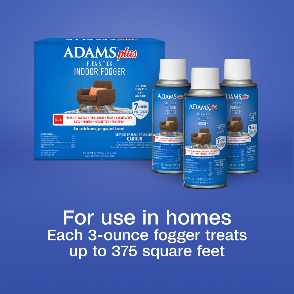 Adams Complete Indoor & Outdoor Flea Treatment System for Large Dogs 31–60 lbs Bundle Paw and Tail Supply