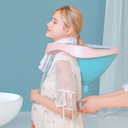 Shampoo Basin Foldable Hair Shampoo And Rinse Tray With Drain Tube For Pregnant Women The Elderly And Inconvenient People