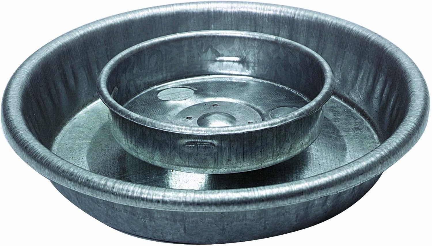 Mason Jar Baby Chick Feeder & Waterer Set - Galvanized Base with Glass Jar Bundle Paw and Tail Supply