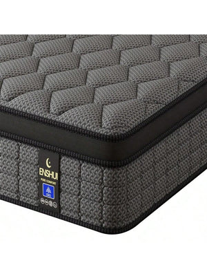 ENSHUI 12-14 Inch Hybrid Mattress: Ultimate Comfort and Support with Gel Memory Foam and Pocket Springs – Ideal for All Sleep Positions