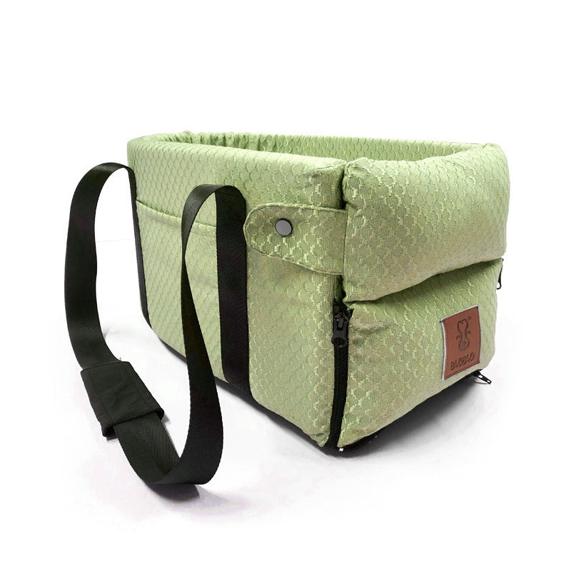 Portable Pet Bed In Car Seat Booster Dog Car Seat Bed First Class with Clip-On Safety Leash eprolo