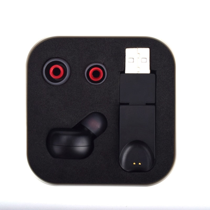 Bluetooth Headset Mini Wireless Earphone Portable USB Car Magnetic Charging Headset Sport Earbud Headset eprolo