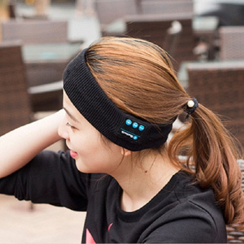 Wireless Bluetooth Stereo Headphones Running Earphone Sleep Headset Sports Sleeping Music Headband JOY Fashion eprolo