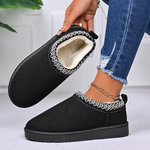 Round Toe Platform Ankle Boots