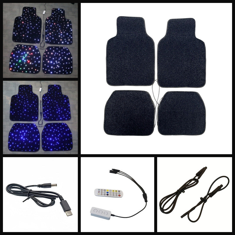 Starlight Fiber Optic Car Floor Mat eprolo