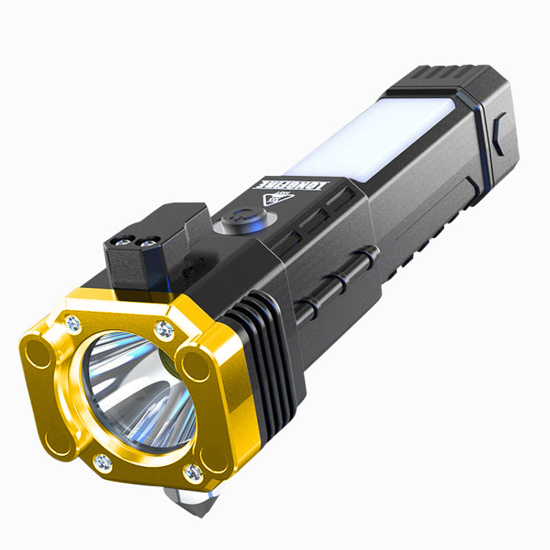 Multifunctional Safety Hammer Outdoor Auto Repair Work Light Charging Treasure Emergency Broken Window Escape Car Glare Flashlight eprolo