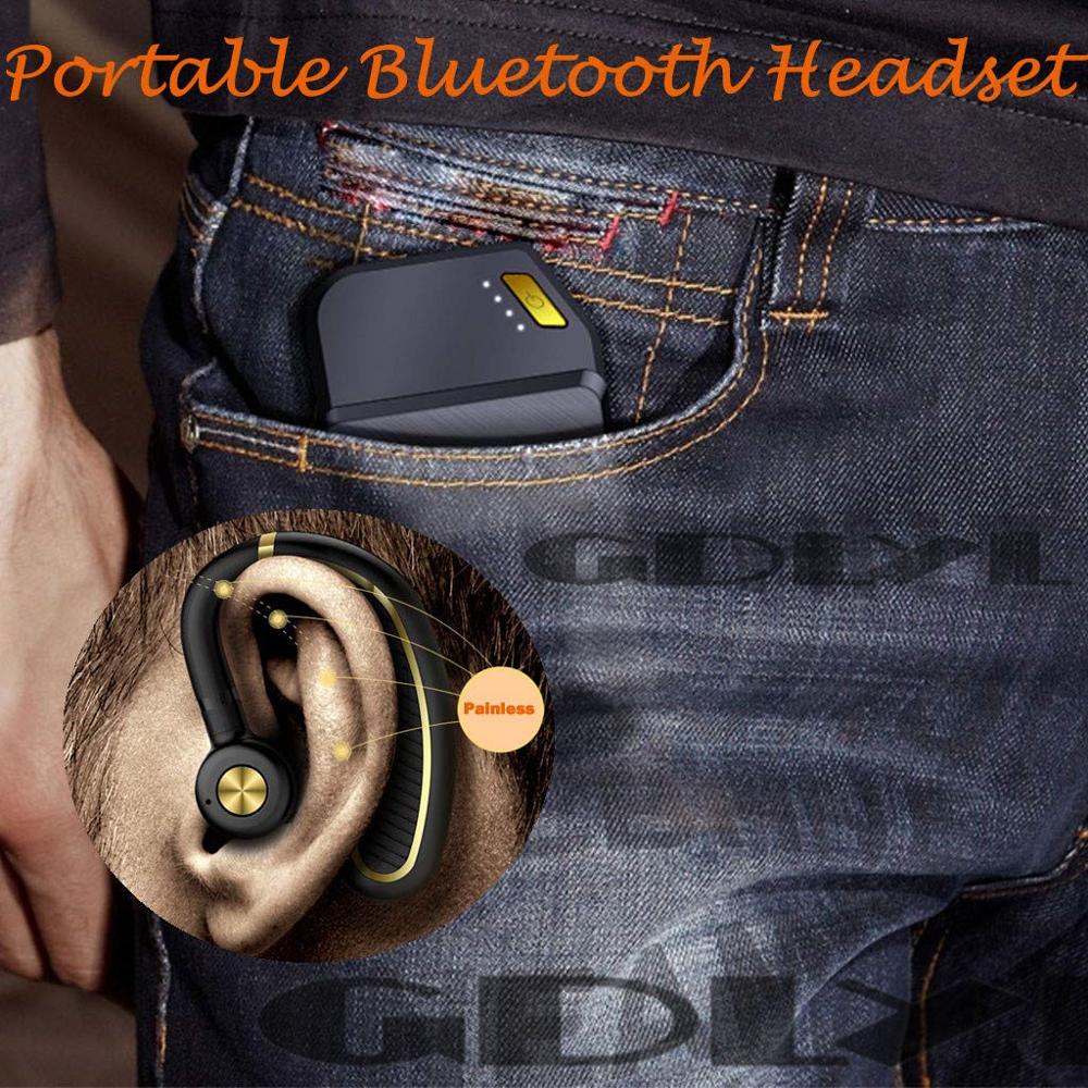 300mAh Battery Long Standby Wireless Bluetooth Earphone Headphones Earbud with Microphone HD Music Headsets for IPhone Xiaomi eprolo