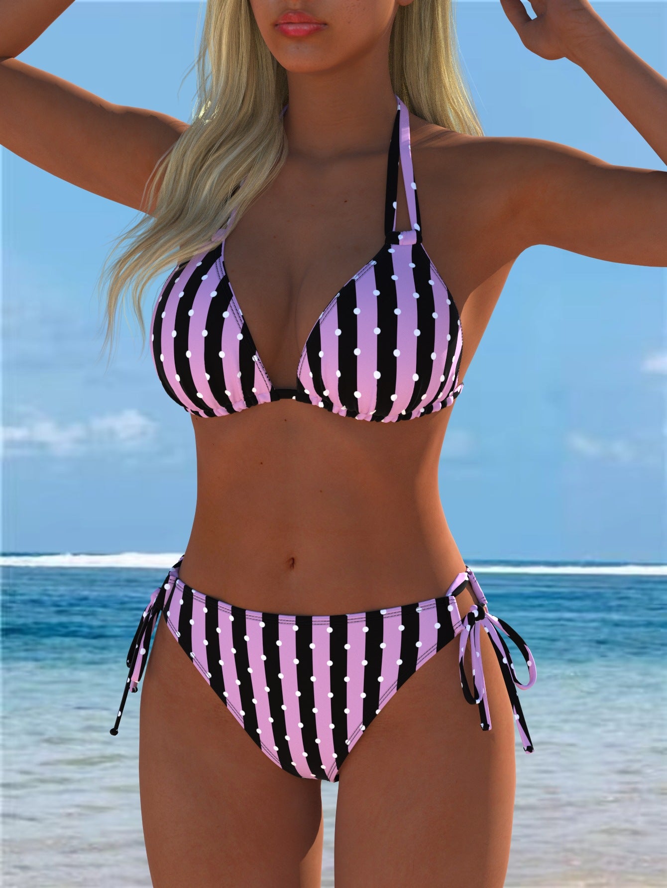 Split swimsuit vest style swimsuit set eprolo