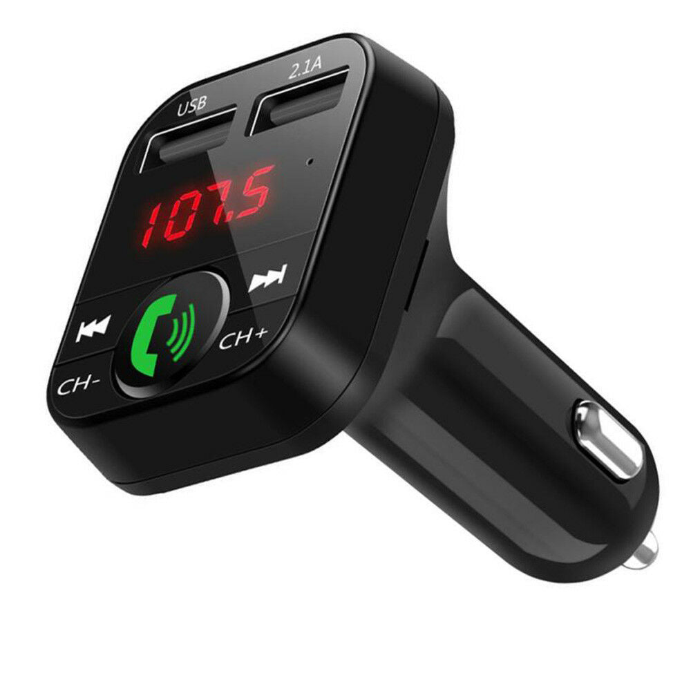 B2 Car MP3 Bluetooth Hands-Free Car Player FM Transmitter Car Charger Receiver eprolo