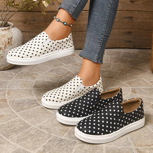 Polka Dot Slip-Ons