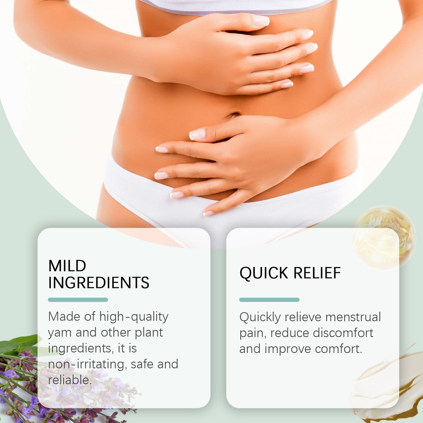 Period Relief Yam Cream Moisturizes And Nourishes Period Pain Relief Body Care Yam Cream eprolo