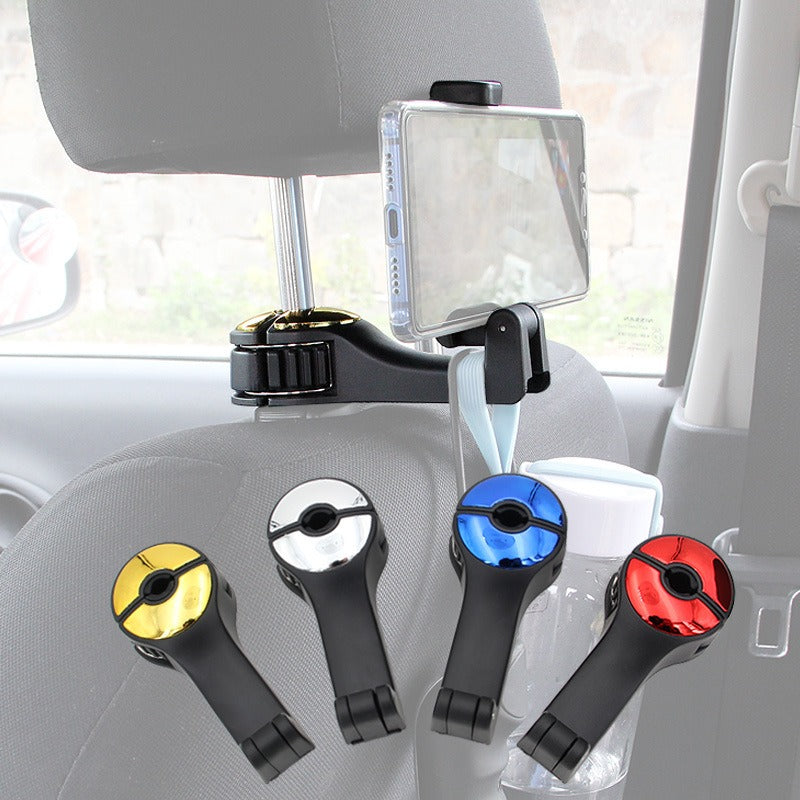 Car Flash G02 Bracket Mobile Phone Rack Locking Hook Personalized Car Creative Car Interior Car Supplies eprolo