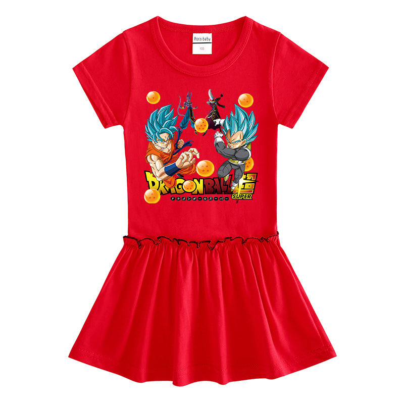Children's short sleeved dress with half sleeves eprolo