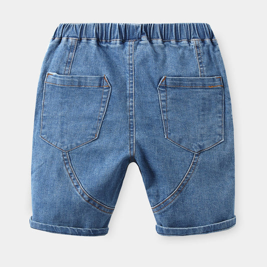Casual Boy's Denim Shorts Summer Fashion Children's Mid-Length Pants eprolo