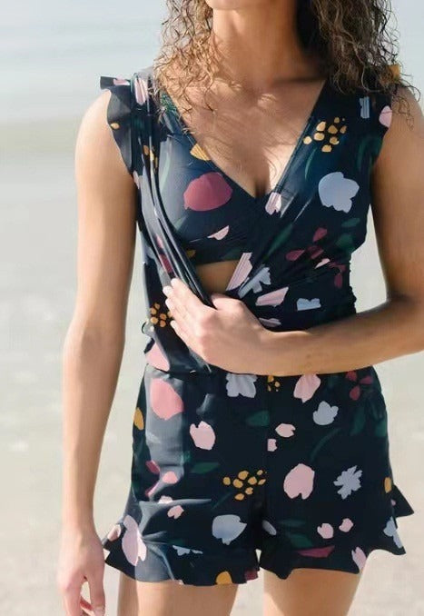 Solid color oversized swimsuit swimsuit seaside eprolo