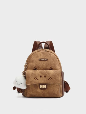 Cartoon Style Cat Backpack Bag