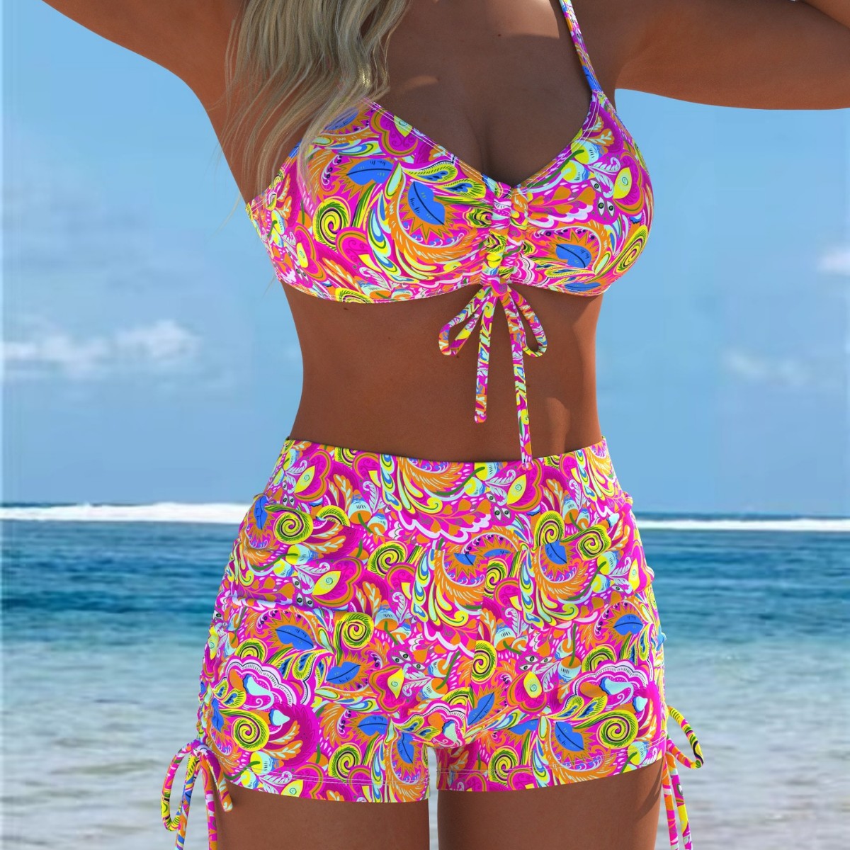 Split swimsuit small vest style swimsuit eprolo